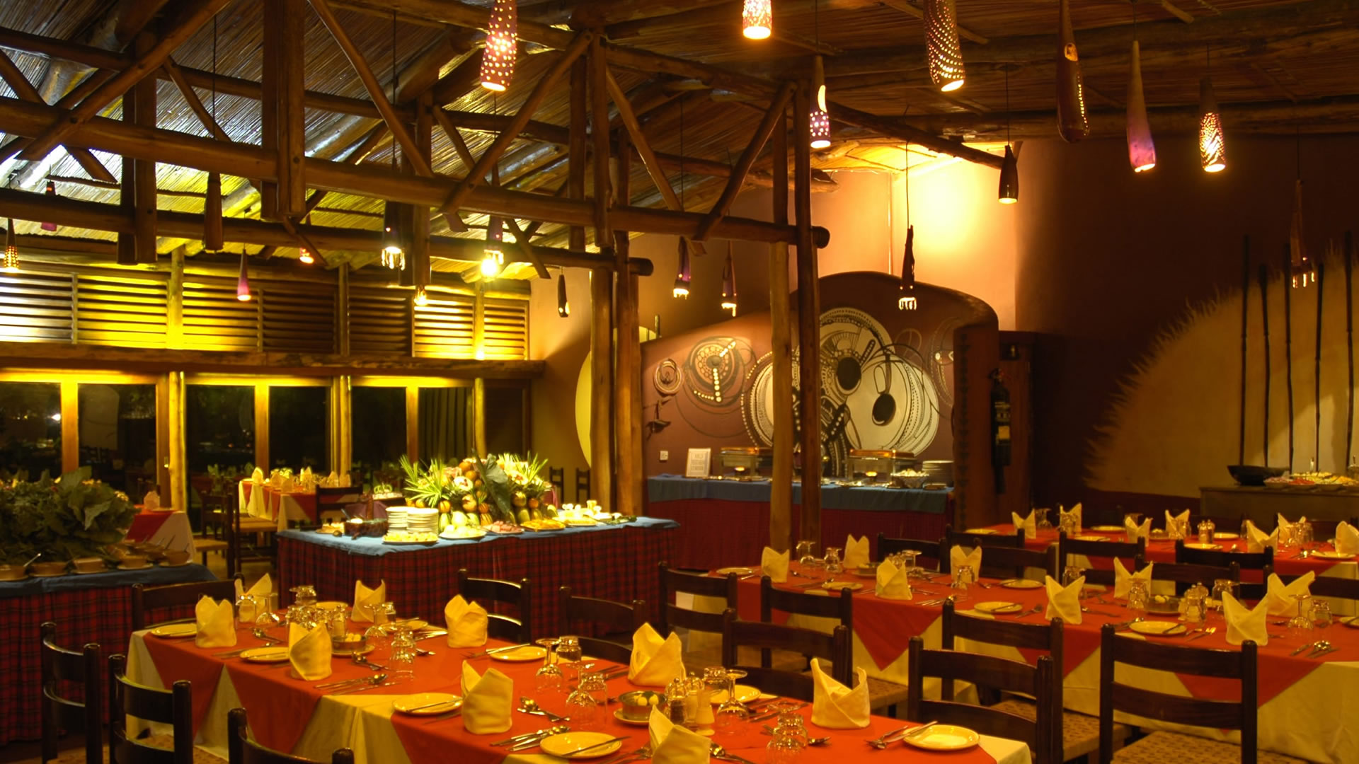 Dining, Amboseli Serena Safari Lodge