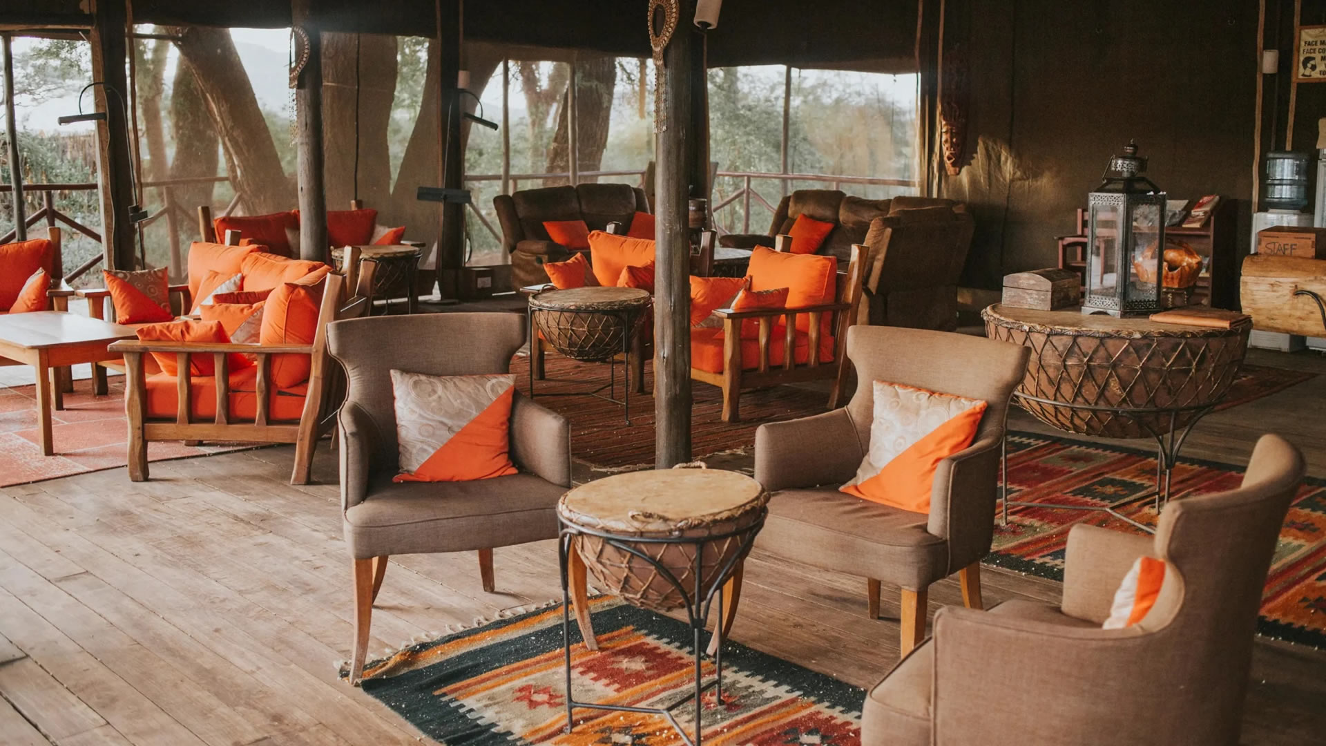 Lounge, Elephant Bedroom Camp