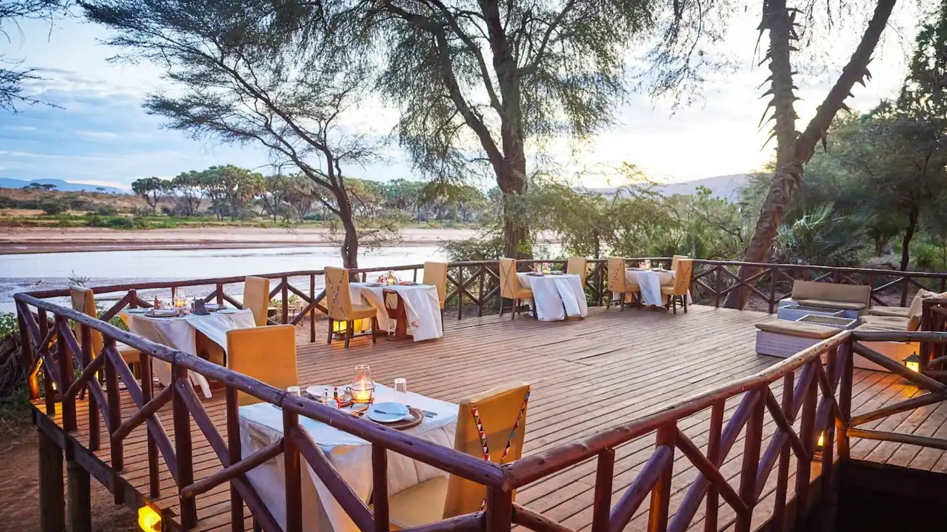 Dining Deck, Elephant Bedroom Camp