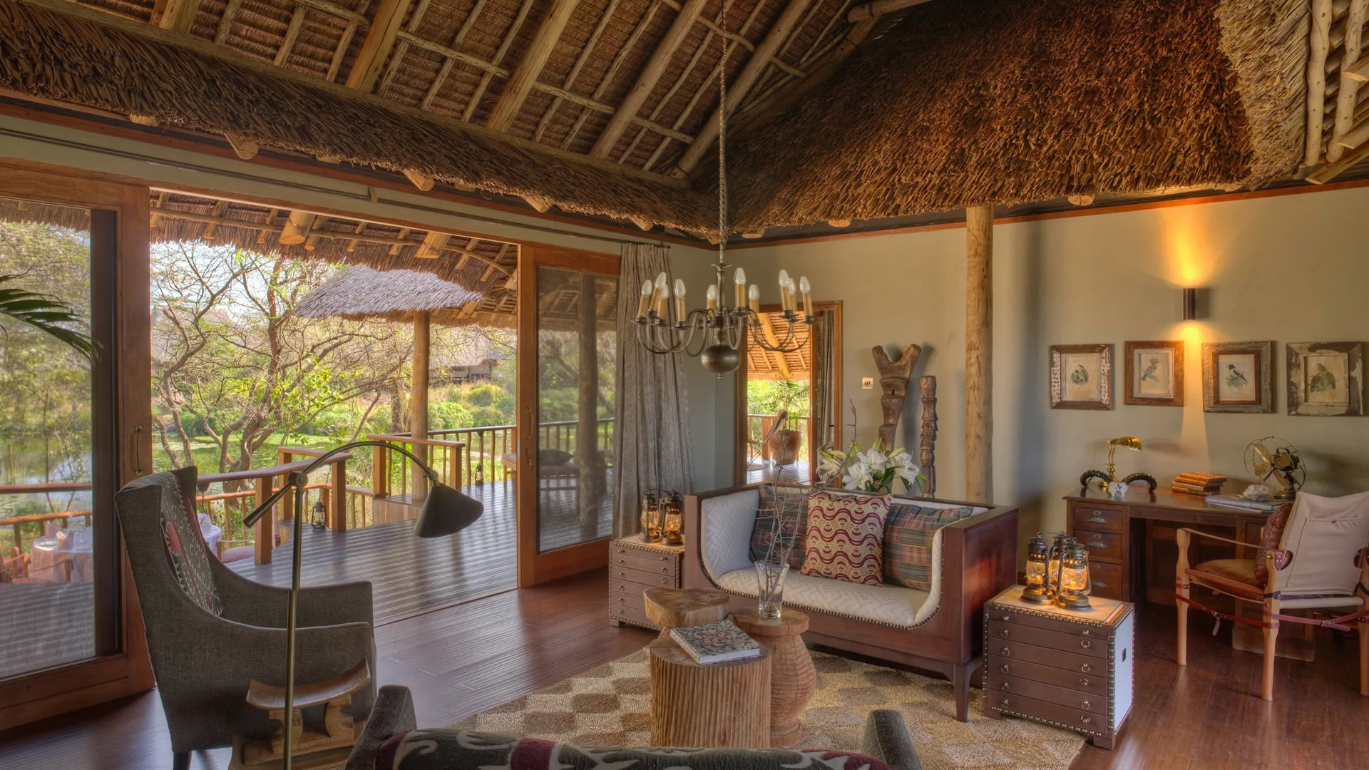 Lounge, Finch Hattons Camp