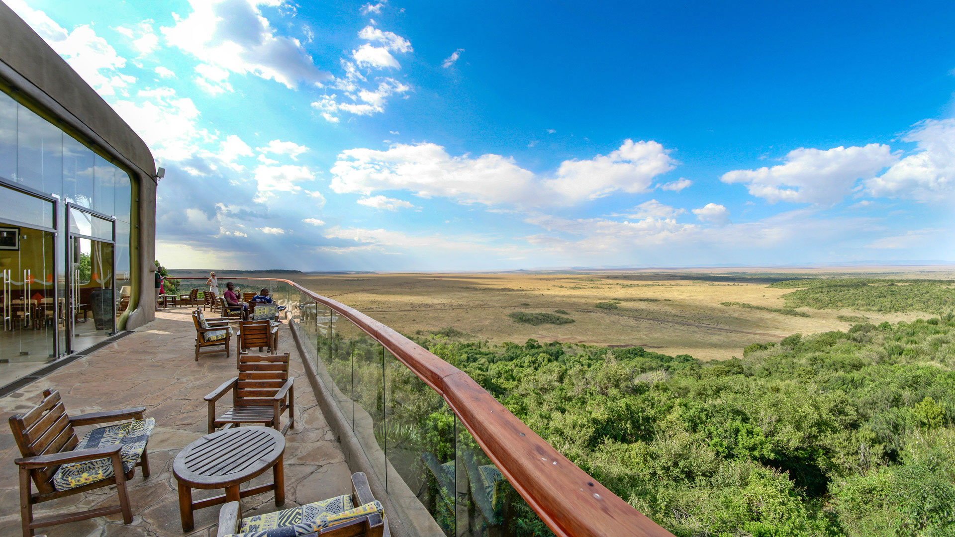 Mara Serena Safari Lodge on the hilltop
