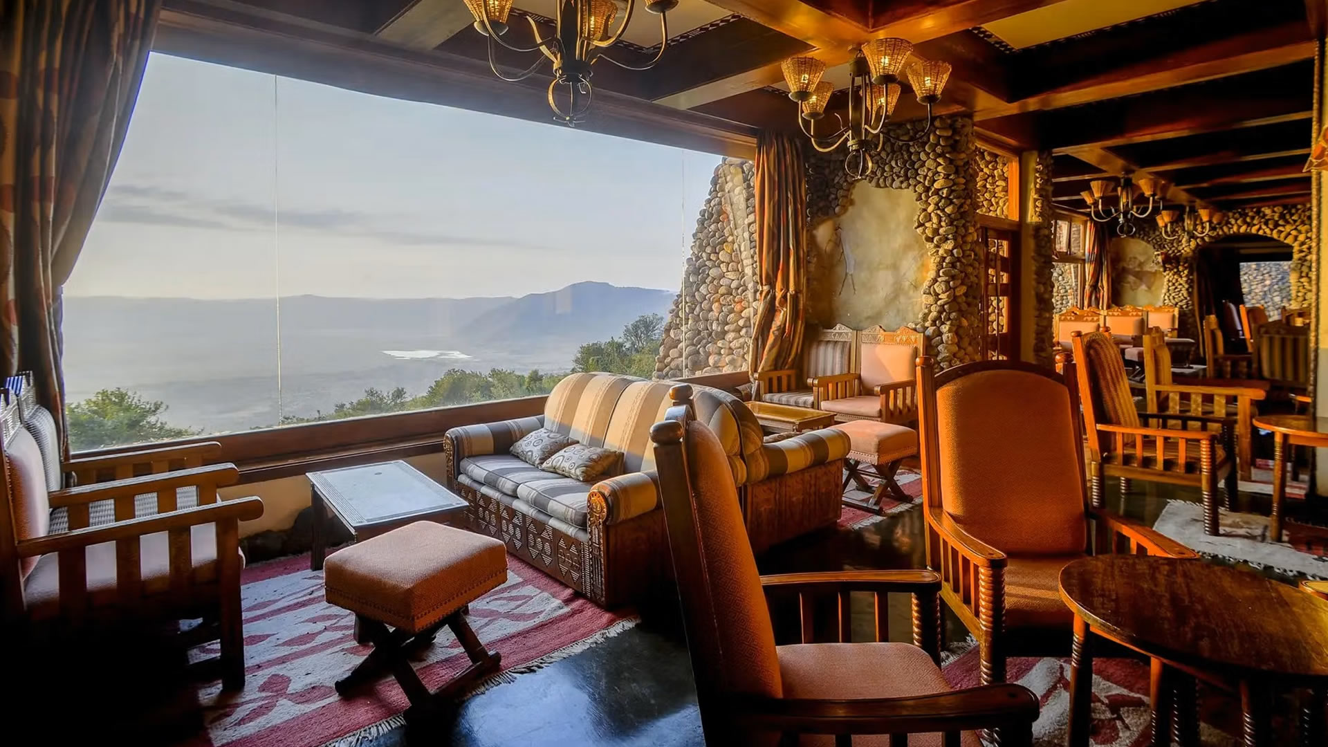 Lounge, Ngorongoro Serena Safari Lodge