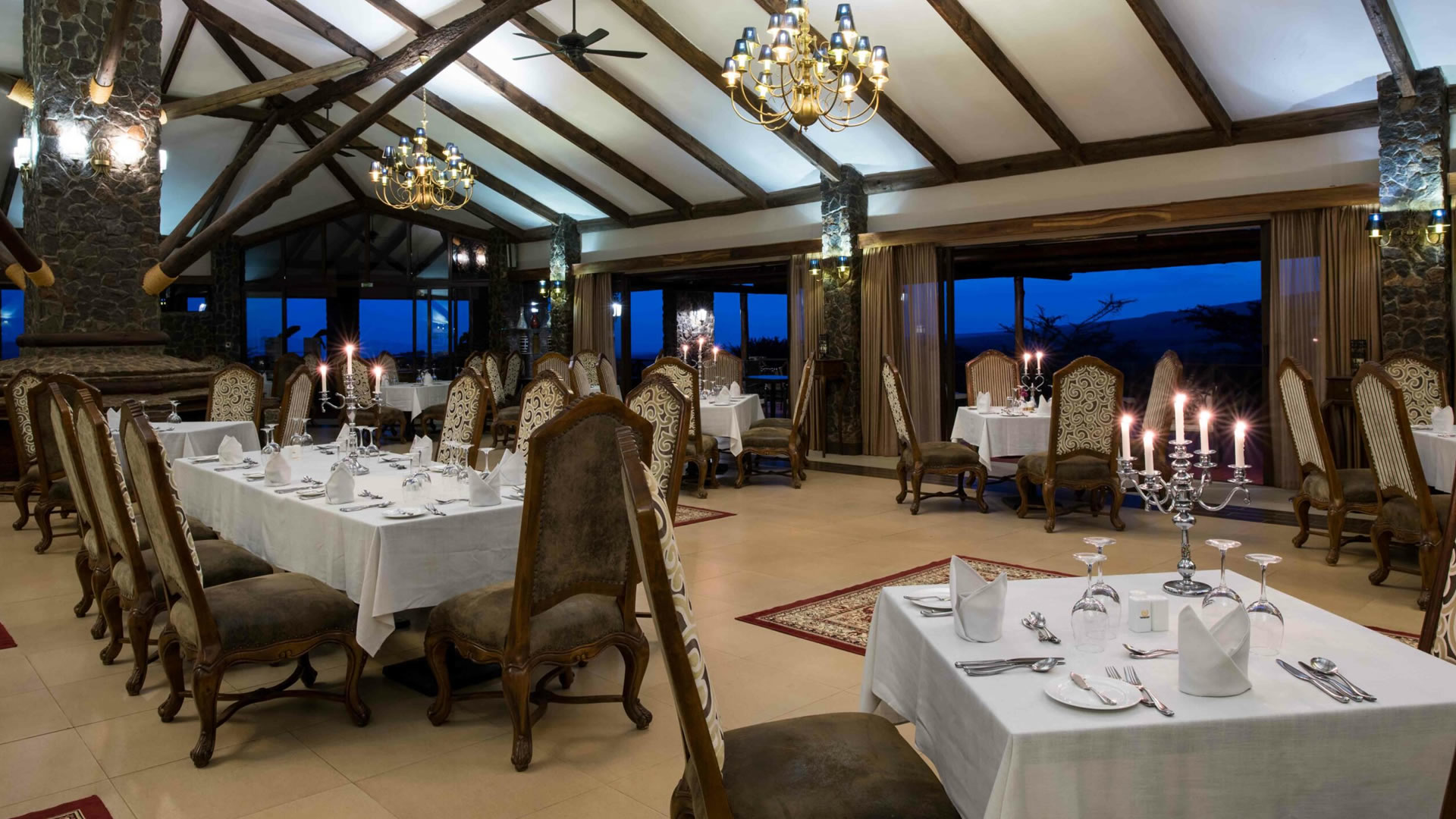 Dining, Oldeani Mountain Lodge