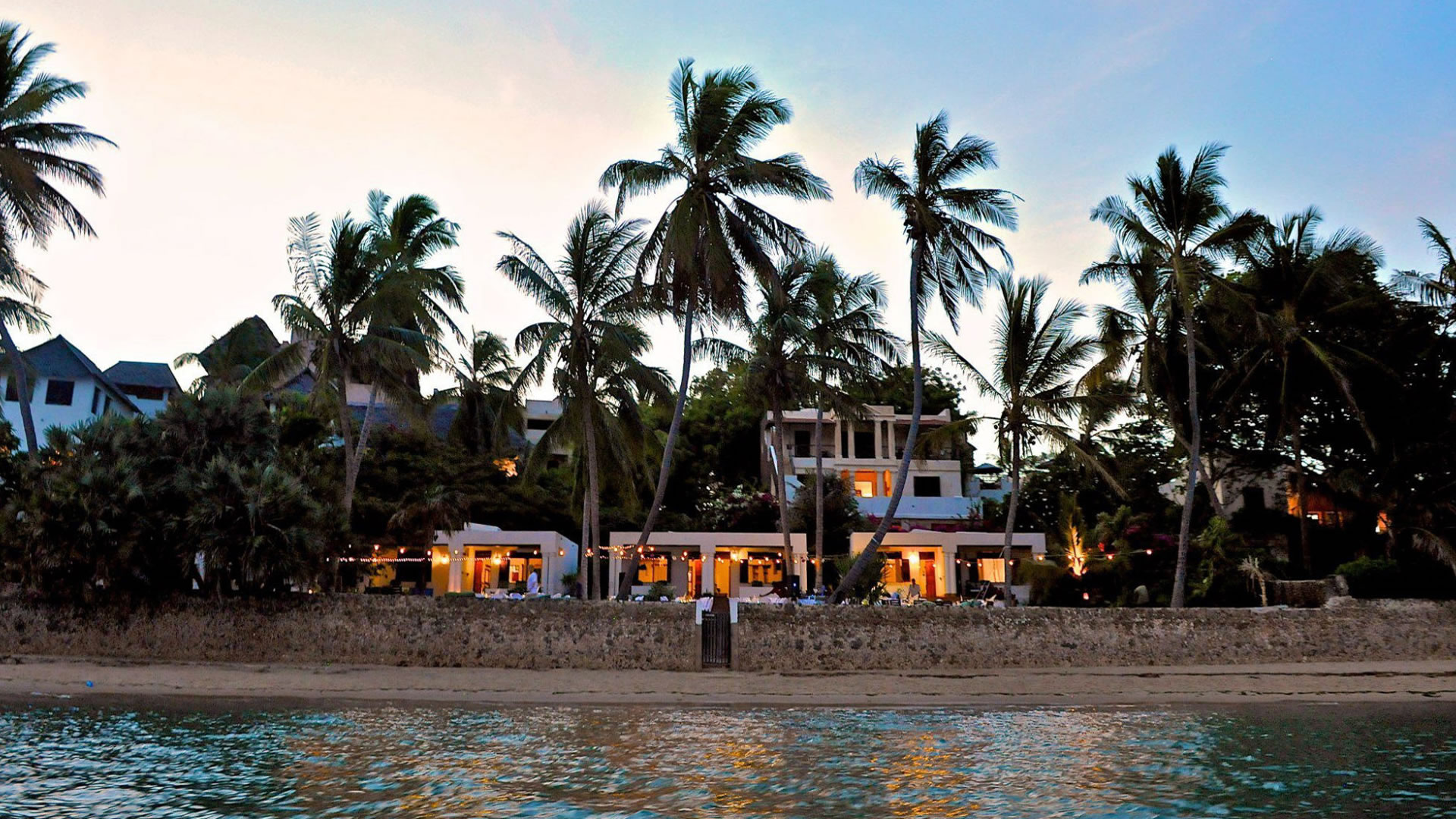 Peponi Hotel waterfront