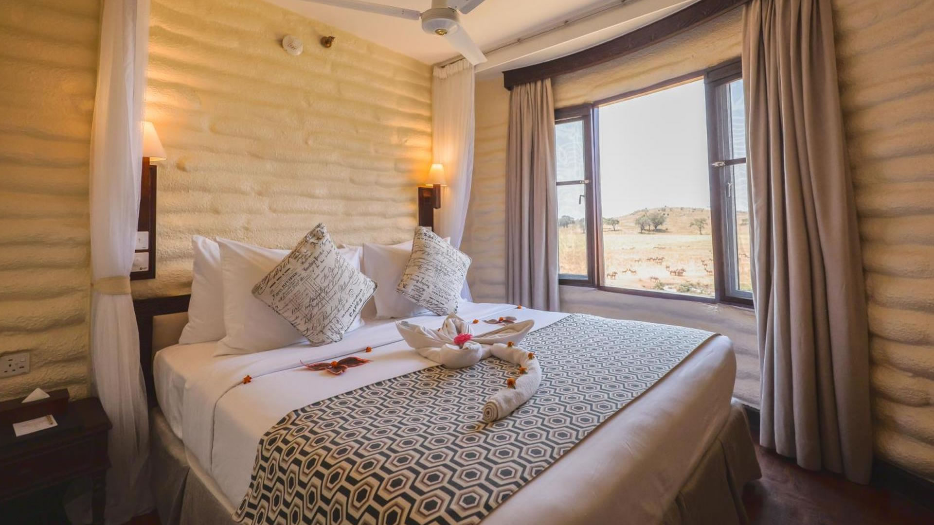 Room with waterhole view