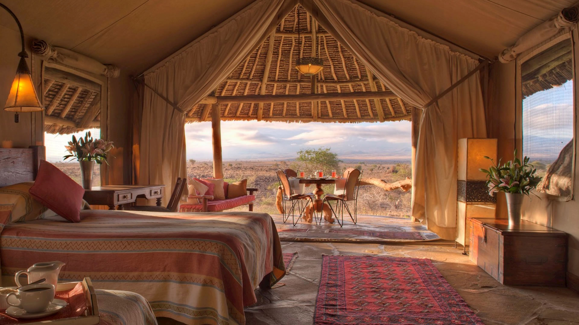 Ensuite Tent, Tortilis Camp